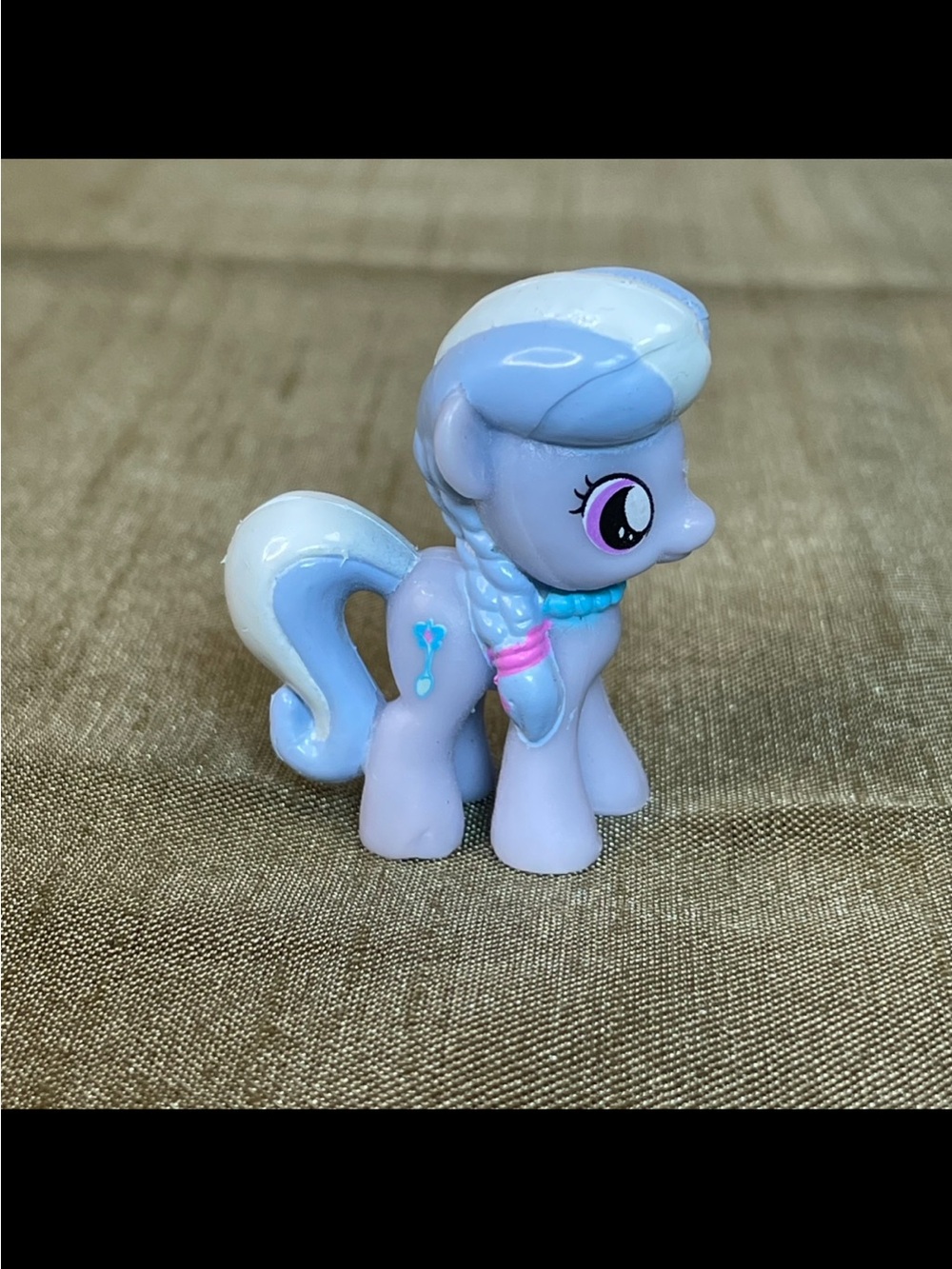 My Little Pony Blind Bag "SILVER SPOON" Pony Lesson set Mini FIM G4 Cake Topper
